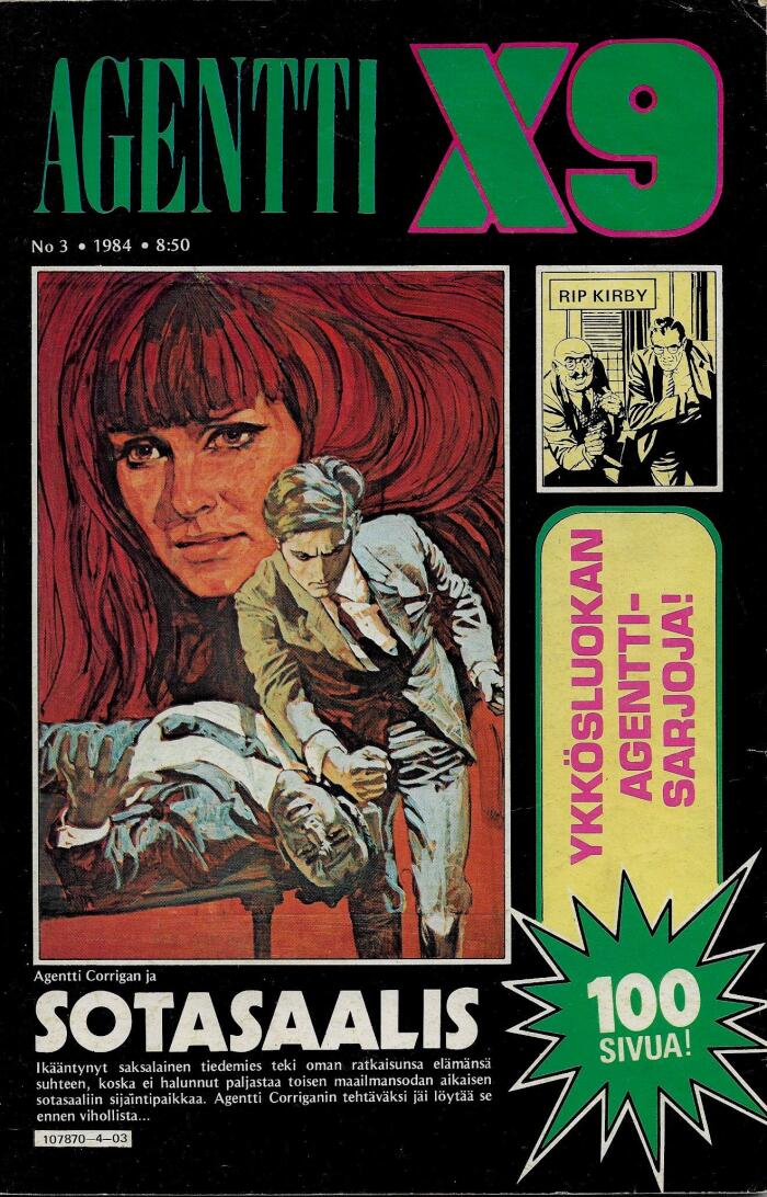 Agentti X9, #3/1984