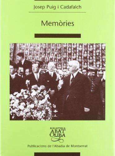 Memòries. Josep Puig i Cadafalch