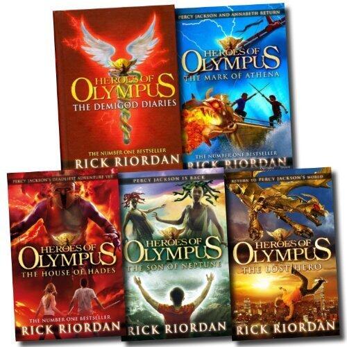 Heroes of olympus Complete Collection 5 Books Set by Rick Riordan