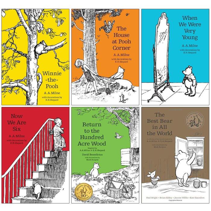 Winnie-the-Pooh Classic Collection 6 Books Set