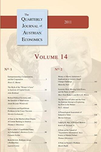 The Quarterly Journal of Austrian Economics (2011 Volume 14)