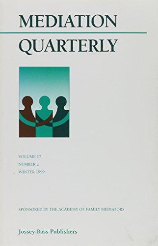 Mediation Quarterly (No. 2, Summer 2000)