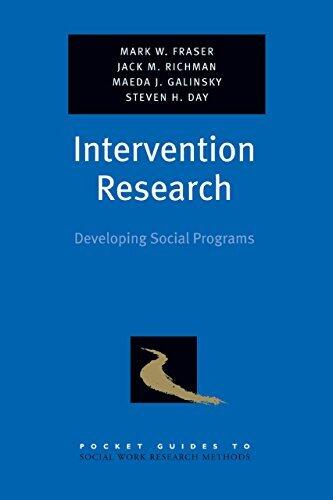 Intervention Research: Developing Social Programs