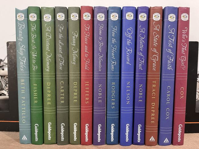 Mystery and The Minister's Wife Set of 11 Hardcovers - Beauty Shop Tales - Where There's A Will - Home to Briar Mountain - Through the Fire - Angels Undercover - A Test of Faith - Dog Days - A State of Grace - For the Least of These - Firm Foundation