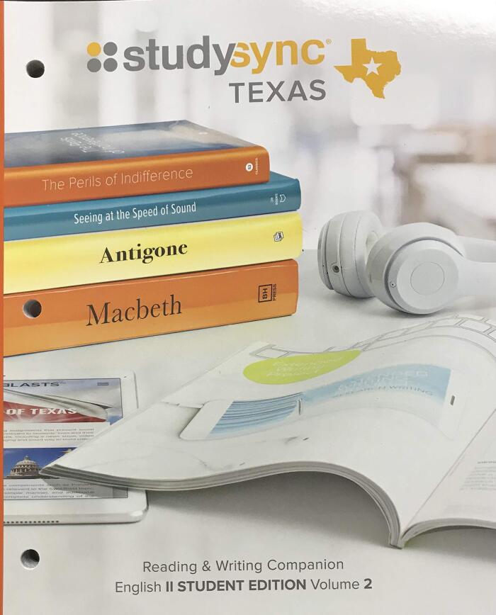 StudySync Texas Grade 10 Reading & Writing Companion (English 2 Volume 2)