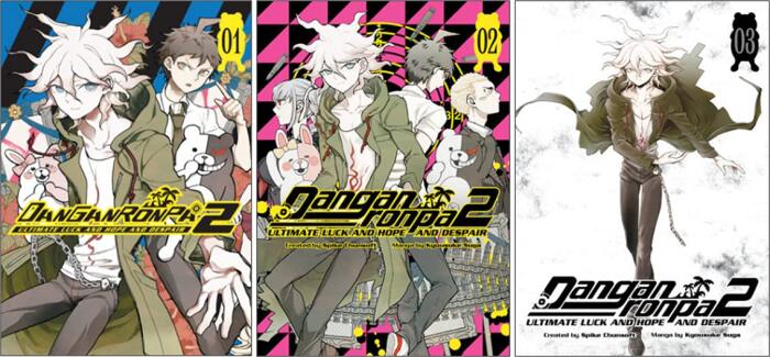 Danganronpa 2 Manga Set: Ultimate Luck and Hope and Despair Vol. 1-3