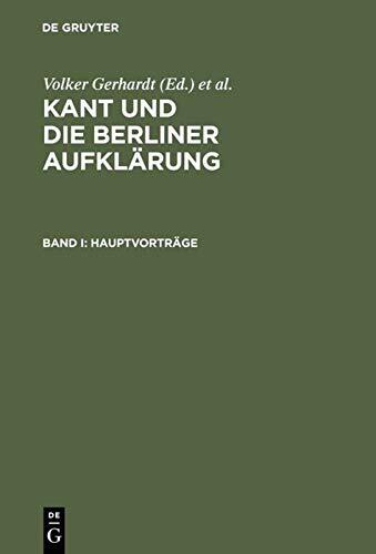 Kant und Die Berliner Aufklarung