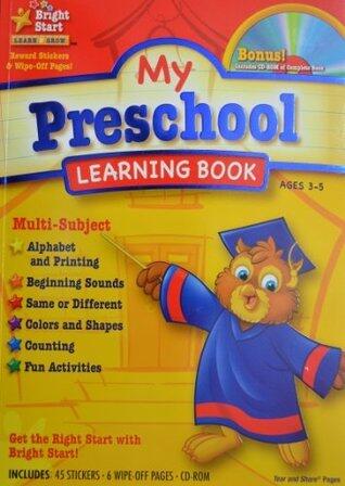 My Preschool Learning Book - Includes CD-ROM of Complete Book, 2011 Edition