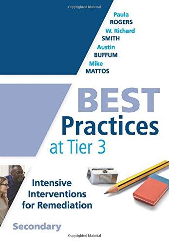 Best Practices at Tier 3, Secondary