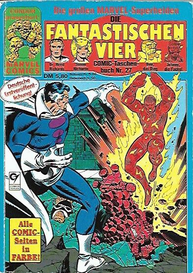 Die Fantastischen Vier Comic-Taschenbuch Nr. 27