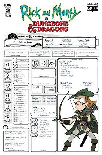 Rick and Morty vs. Dungeons & Dragons #2 (of 4) CVR B Little