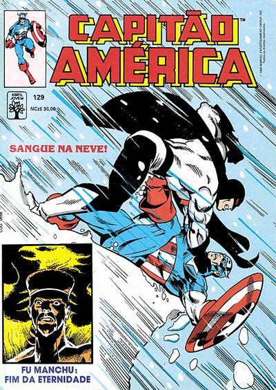 Capitão América n° 129 - Sangue na Neve! / Fu Manchu: Fim da Eternidade