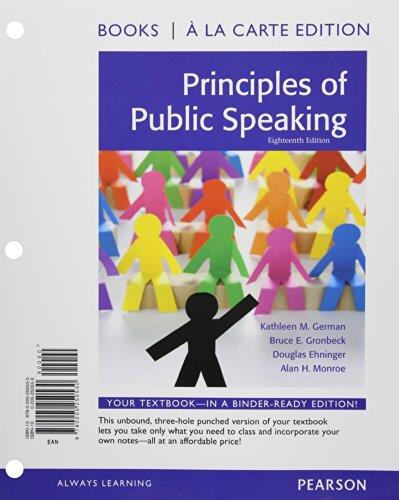 Principles of Public Speaking: Books a la Carte Plus NEW MyCommunicationLab with eText -- Access Card Package