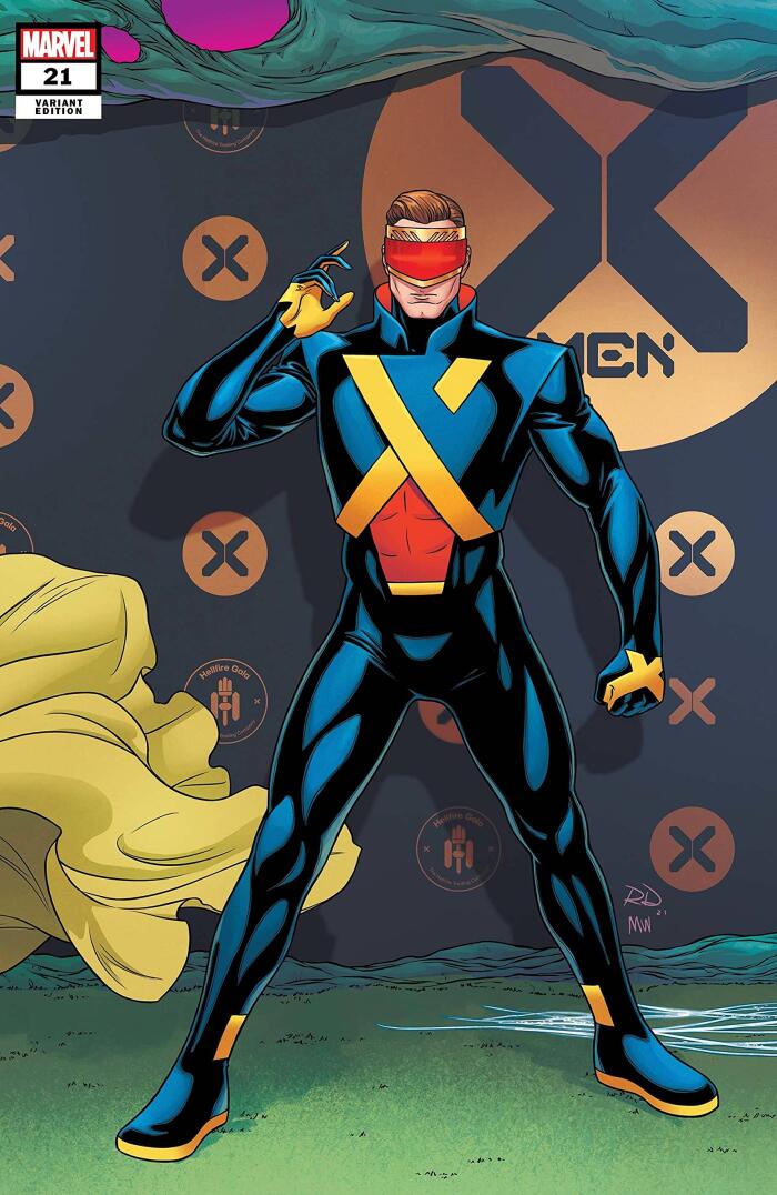 Marvel Comics (2021) X-Men #21 Dauterman Connecting Variant W/ Rated Comics Backer