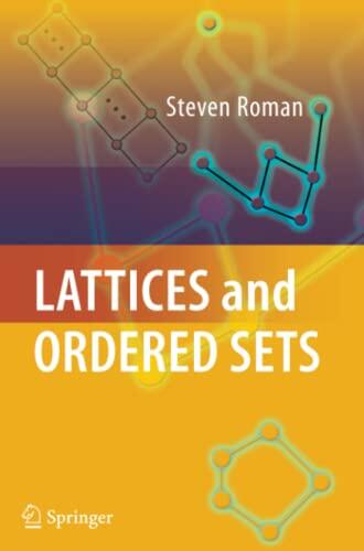 Lattices and Ordered Sets