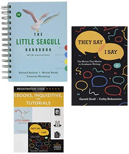 They Say / I Say (4e) with Access Card + The Little Seagull Handbook with Exercises (3e)