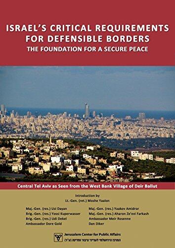 Israel’s Critical Requirements for Defensible Borders: The Foundation for a Secure Peace