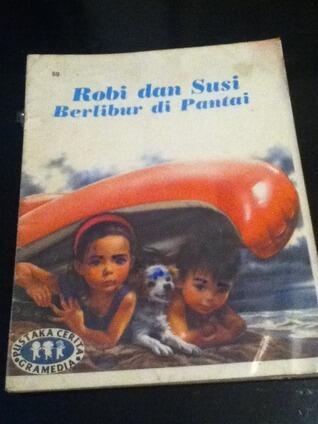 Robi dan Susi berlibur di pantai