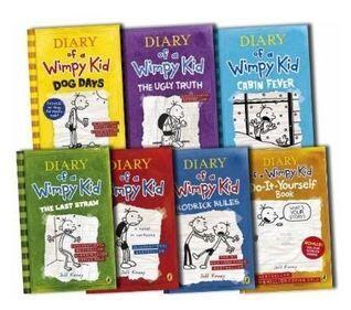 Diary of a Wimpy Kid: Book Set #1-6 + DIY