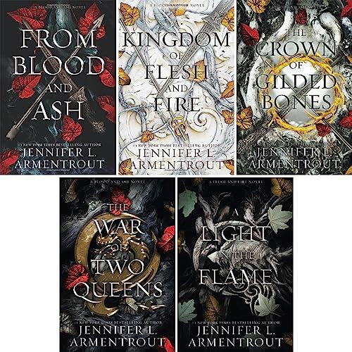 Blood and Ash Series 4-Book & Flesh and Fire #2 Collection Set by Jennifer L. Armentrout