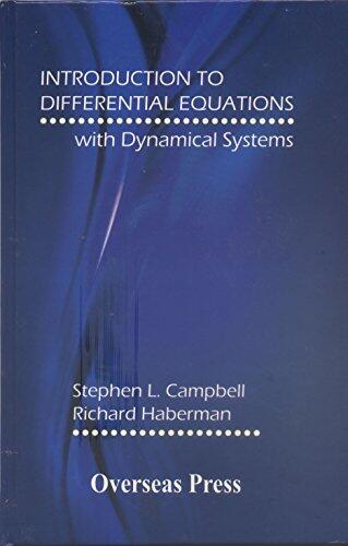 Introduction to Differential Equations with Dynamical Systems