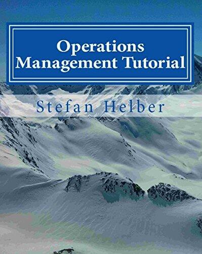 Operations Management Tutorial