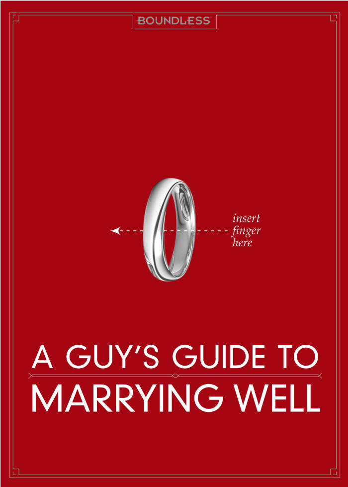 A Guy's Guide to Marrying Well