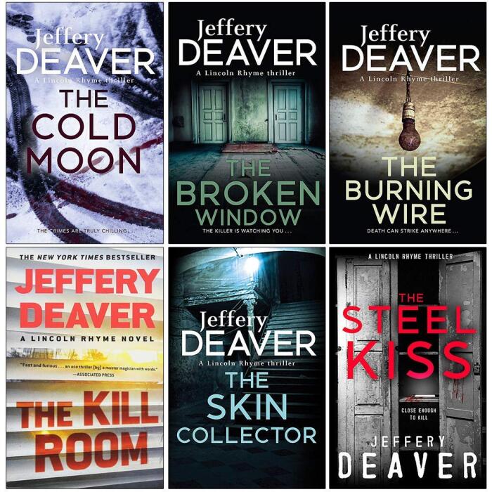 Lincoln Rhyme Series 7-12 Collection 6 Books Set By Jeffery Deaver