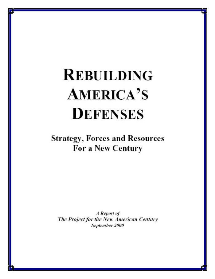 Rebuilding America's Defenses: Strategy, Forces and Resources for a New Century