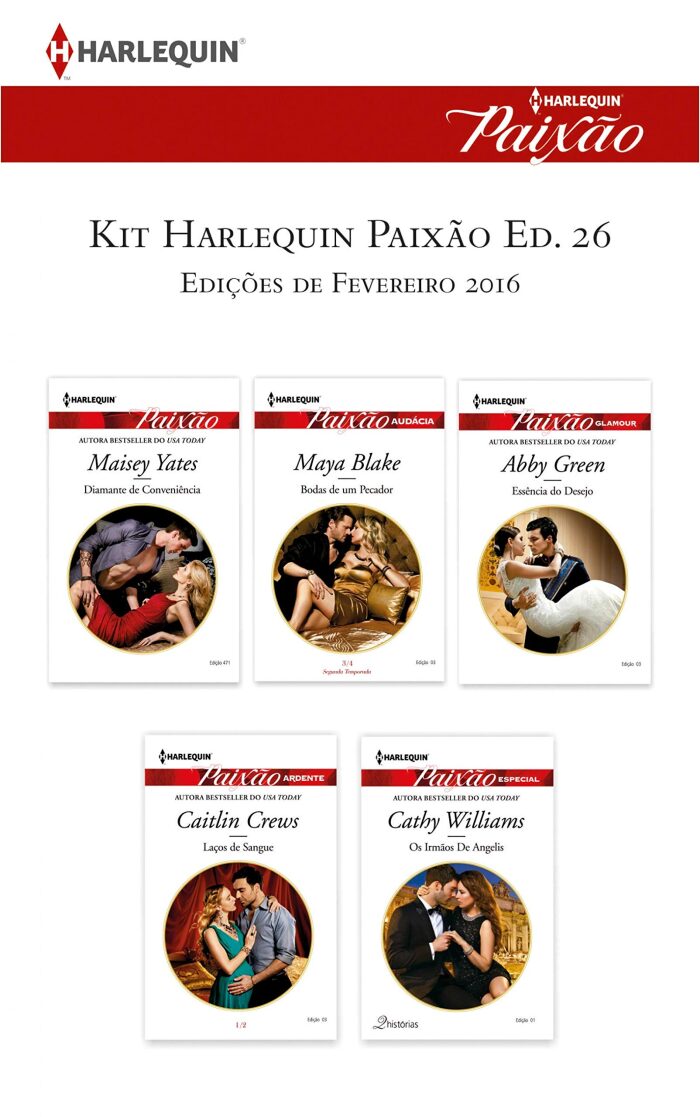 Kit Harlequin Harlequin Jessica Especial Fev.16 - Ed.26 (Kit Harlequin Jessica Especial)