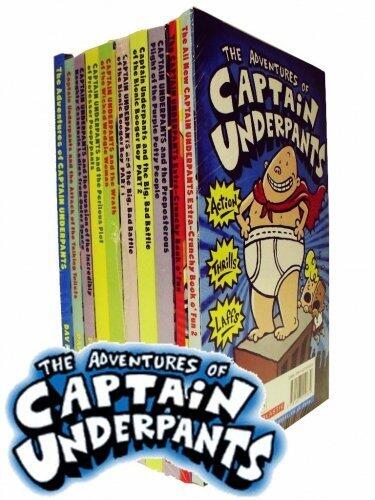 Captain Underpants Children 10 Books Set Collection Pack