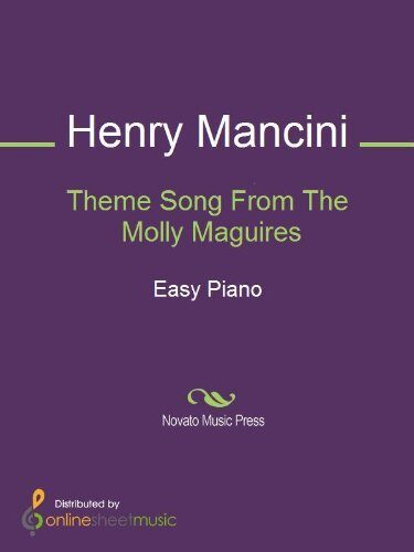 Theme Song From The Molly Maguires Sheet Music