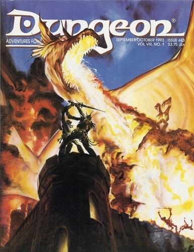 Dungeon #43: Adventures for TSR Role-Playing Games