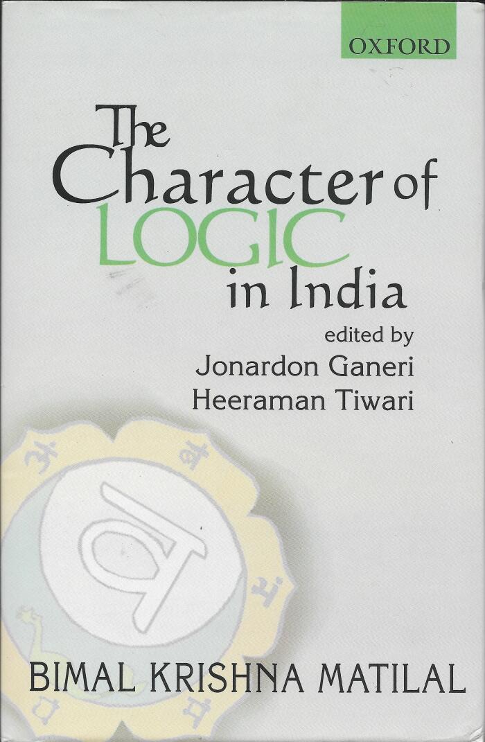 The Character of Logic in India
