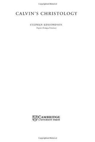 Calvin's Christology