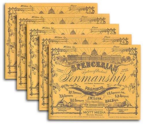 Spencerian Copybooks 1-5, Set, without Theory Book (Spencerian Penmanship)