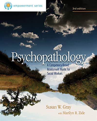 Psychopathology: A Competency-Based Assessment Model for Social Workers (Brooks/Cole Empowerment Series)
