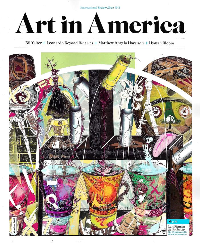 Art in America Magazine (October, 2019) "In the Studio" Cover by Lari Pittman