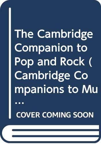 The Cambridge Companion to Pop and Rock