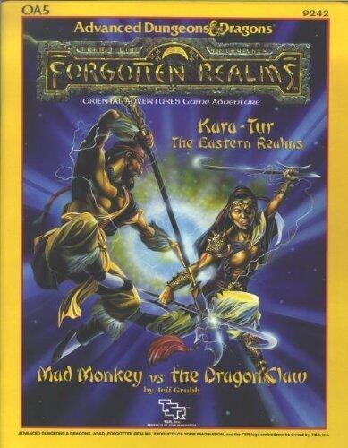 Mad Monkey Vs the Dragon Claws (Advanced Dungeons & Dragons Forgotten Realms Module) by Jeff Grubb
