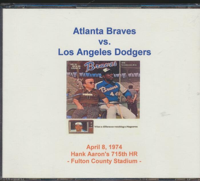 Vin Scully Announces the Atlanta Braves vs. The Los Angeles Dodgers Baseball Game at Fulton county Stadium on April 8,1974 Hank Aaron's 715th Home Run Game