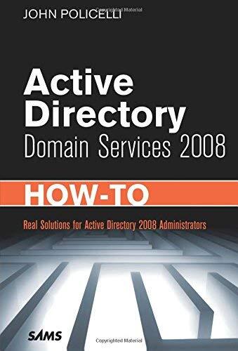 Active Directory Domain Services 2008 How-To