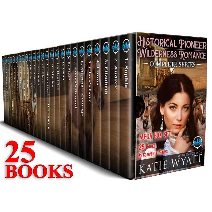 Historical Pioneer Wilderness Romance 25 Books 6 Complete Series: Inspirational Western Mail Order Bride Romance