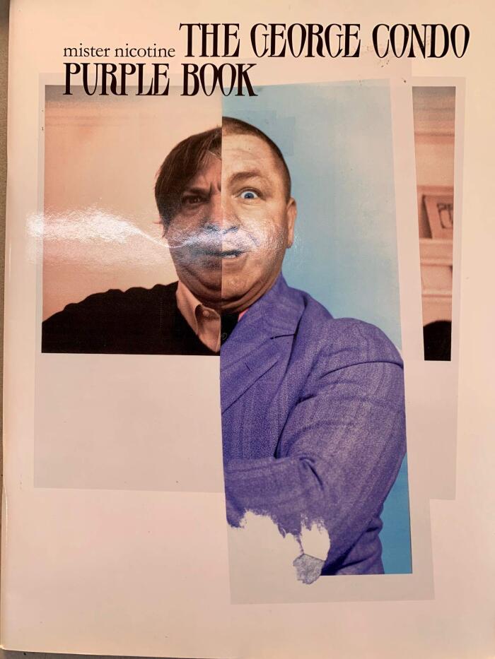 Mr. Nicotine: The George Condo Purple Book