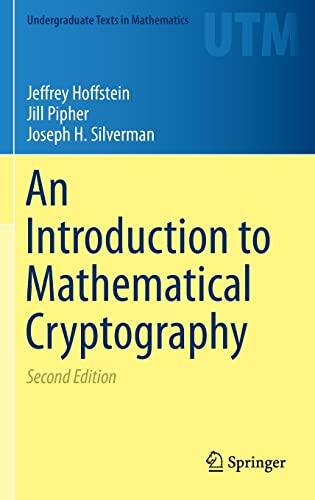 An Introduction to Mathematical Cryptography