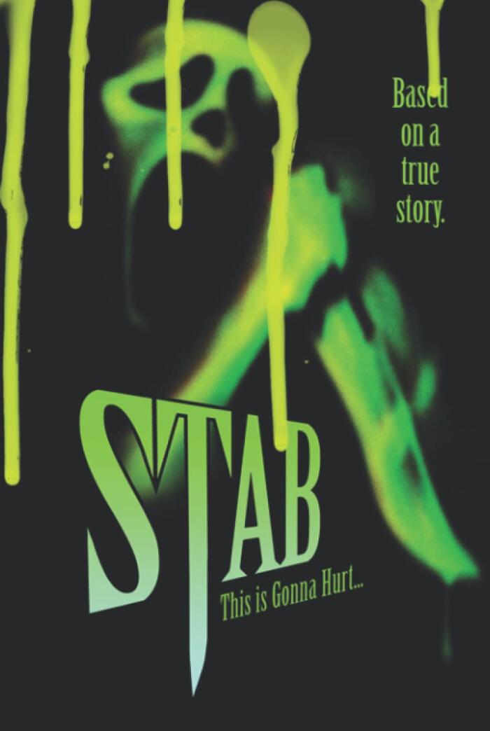 STAB (Scream: The Woodsboro Murders by Gale Weathers) Hardback Book - Horror Movie Prop Replica Journal Writing Diary