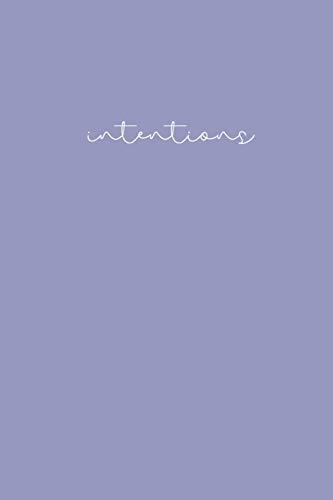 Intentions: Idea Notebook and Vision Journal (Minimalism Notebook Collection)