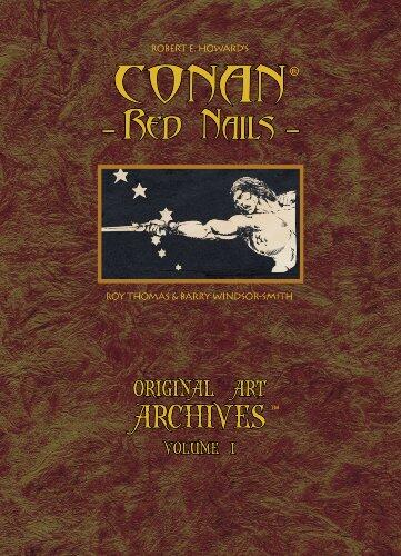 CONAN RED NAILS Art Book by Barry Windsor- Smith Deluxe Hardcover with Slipcase