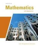 Mathematics with Applications (Lial/Hungerford/Holcomb) 10th edition
