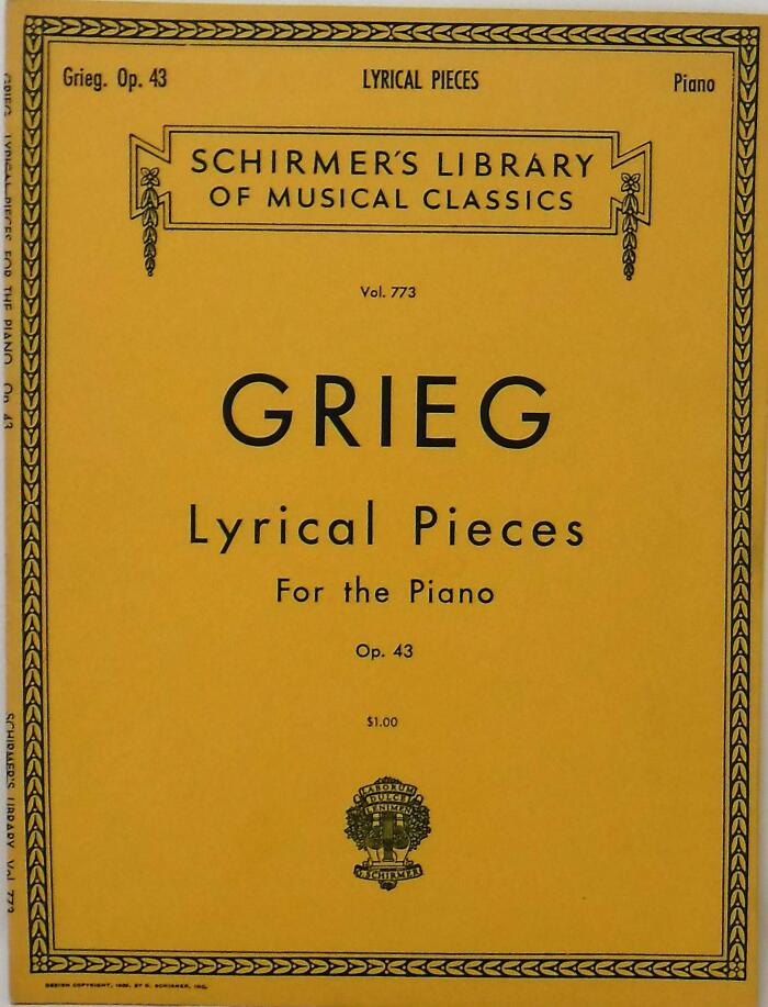 Grieg: Lyrical Pieces for the Piano Op. 43